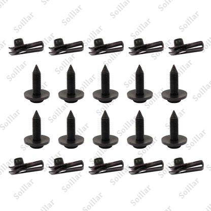 For Truck Body Bolts & U-nut Clips-M8-1.25 x 30mm-13mm Hex- 20pcs (10ea)-#155