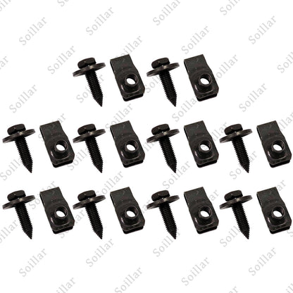 For Truck Body Bolts & U-nut Clips-M8-1.25 x 30mm-13mm Hex- 20pcs (10ea)-#155