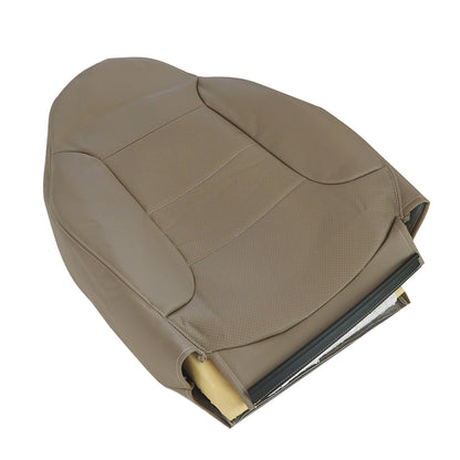 Driver Lean Back Leather Seat Cover Tan PERFORATED Fits 1993 1994 Ford Bronco