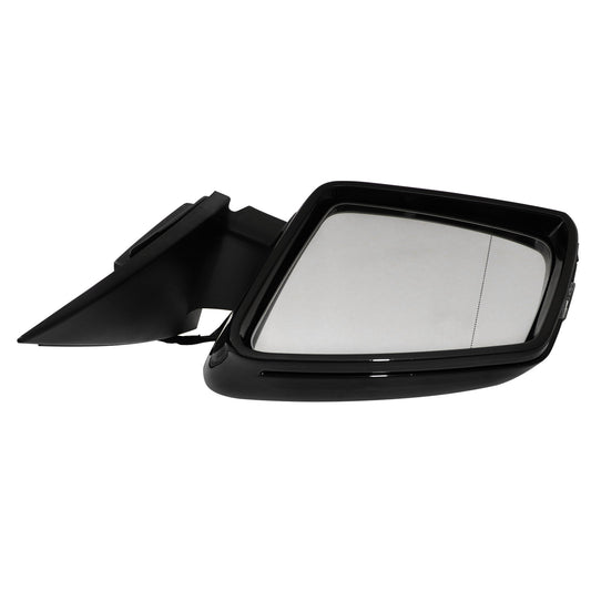 BLACK DRIVER LEFT SIDE MIRROR FITS FOR MERCEDES C63 AMG C250 C300 C350 2010-14