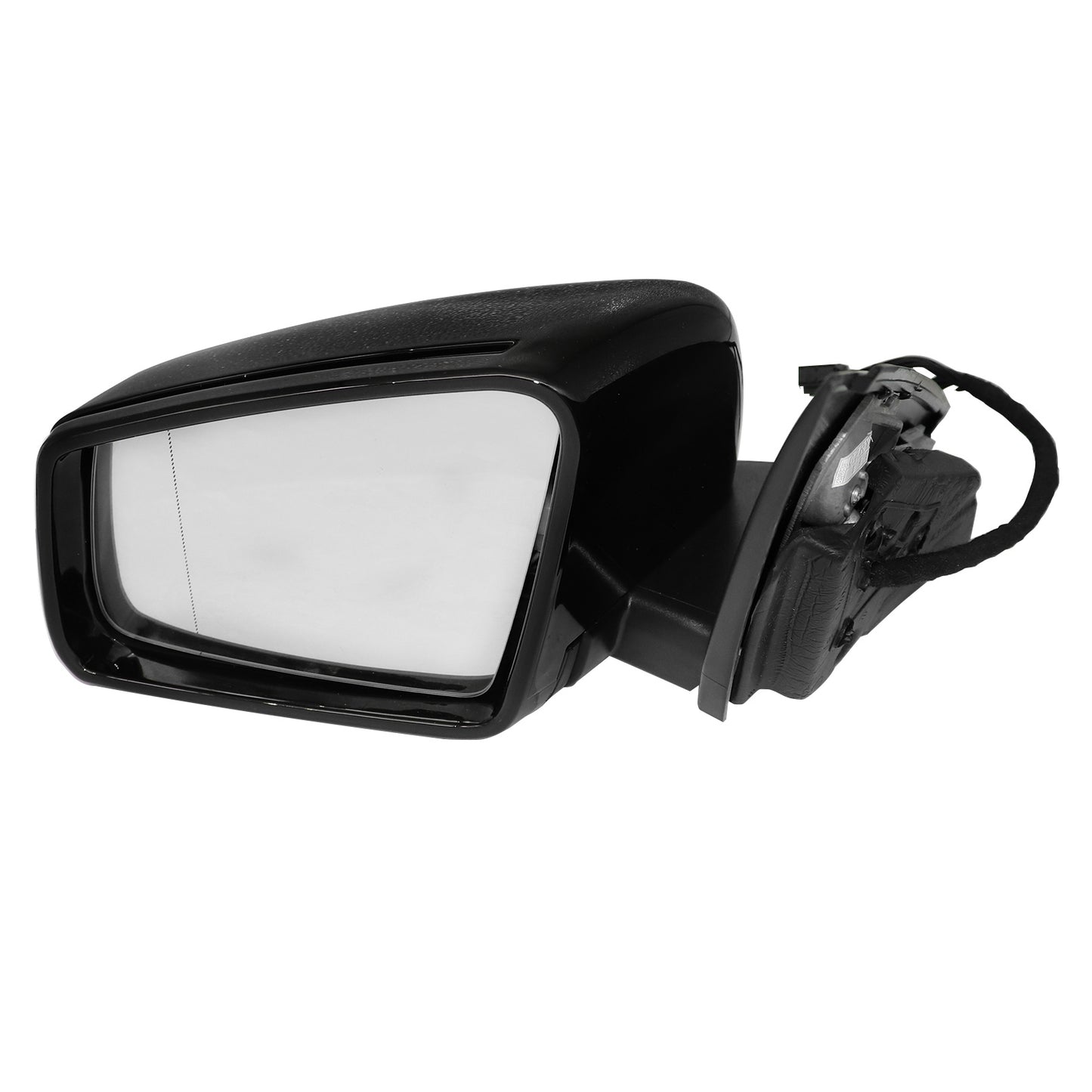 BLACK DRIVER LEFT SIDE MIRROR FITS FOR MERCEDES C63 AMG C250 C300 C350 2010-14
