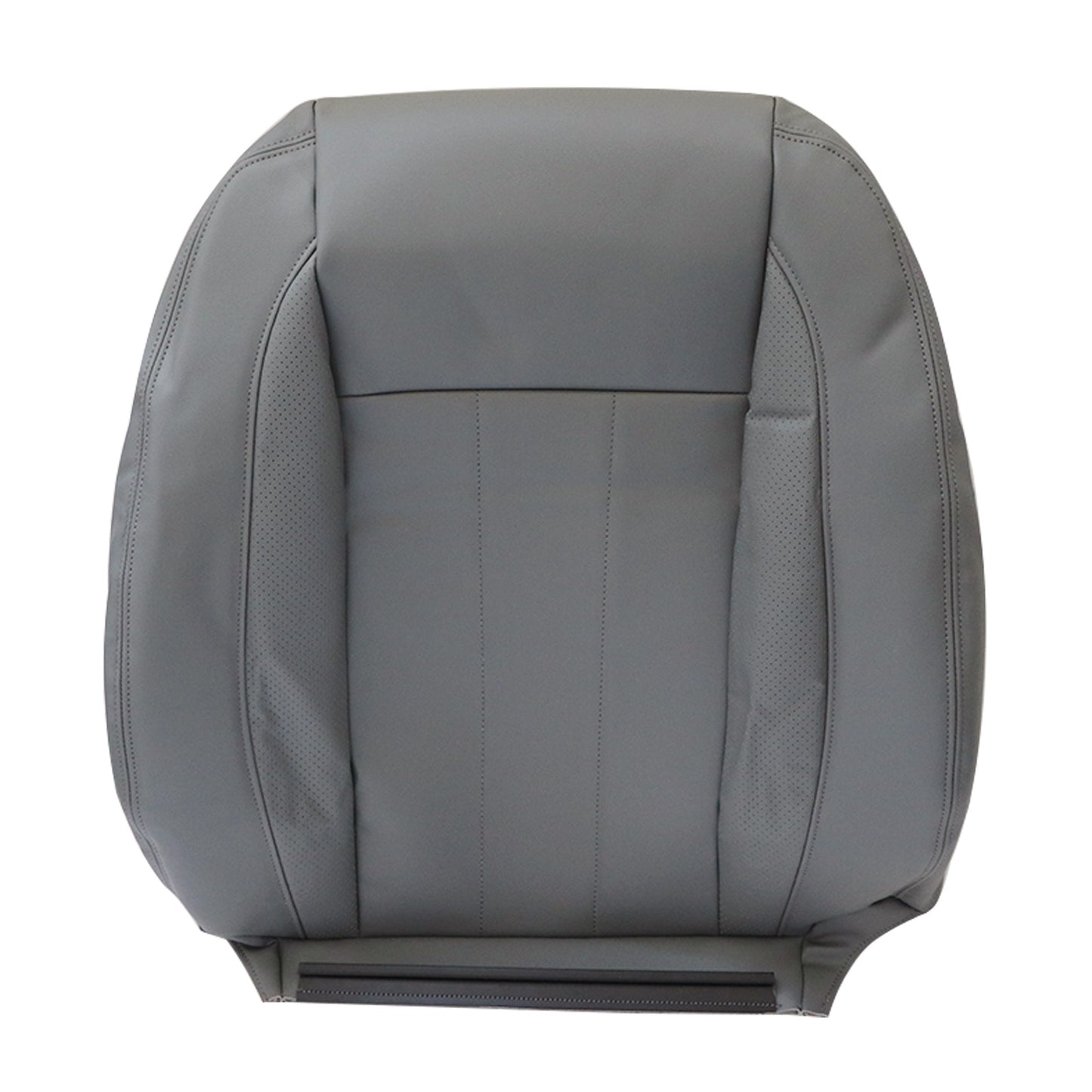 For Dodge Ram 1500 2006-2009 Passenger Top Lean Back Leather Seat Cover Gray