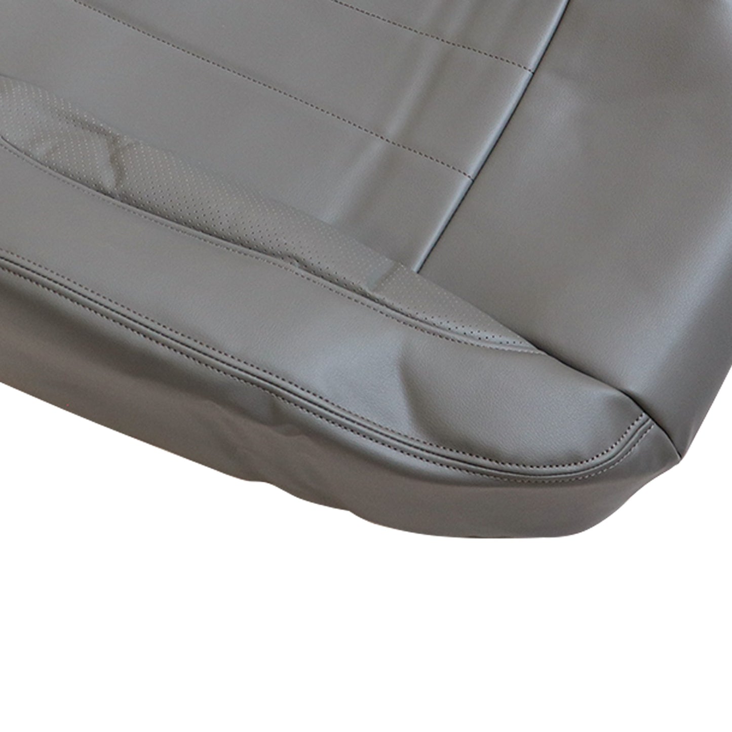 For Dodge Ram 1500 2006-2009 Passenger Top Lean Back Leather Seat Cover Gray