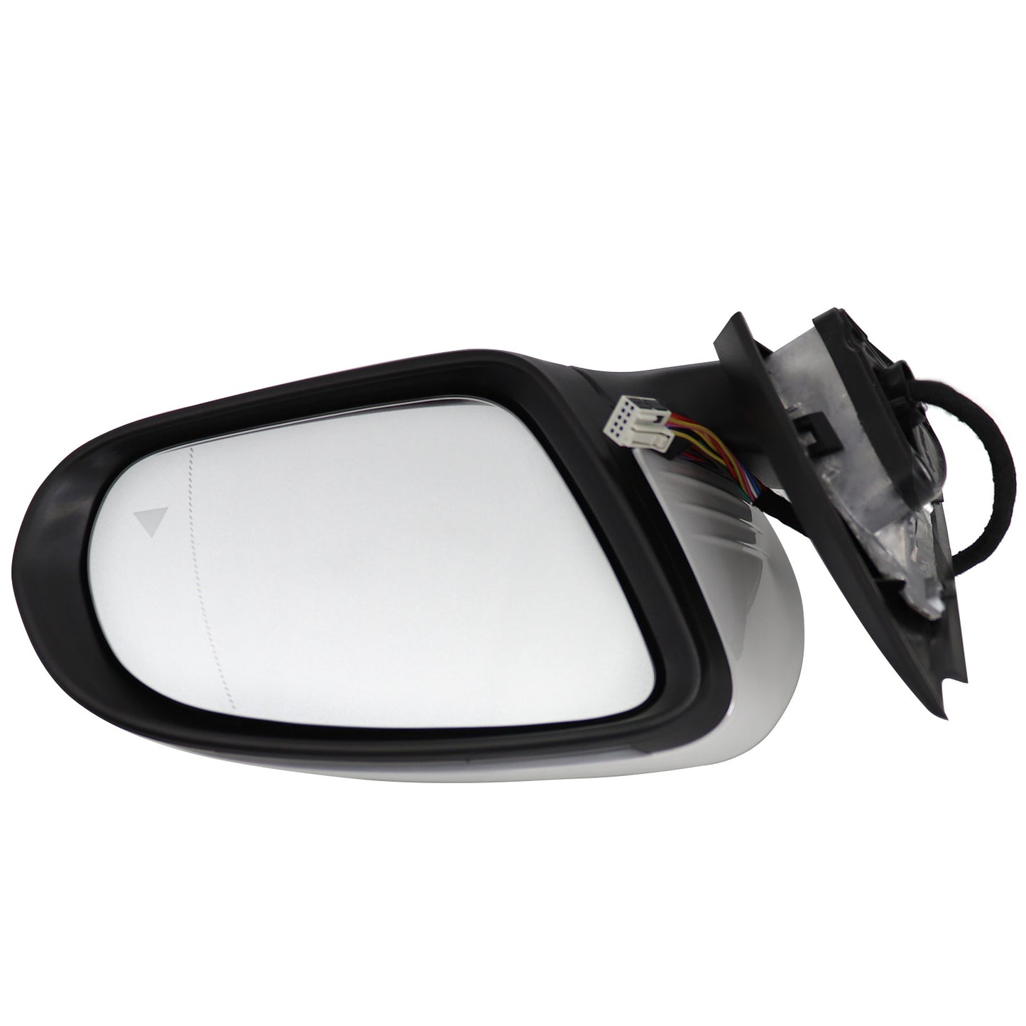 WHITE RIGHT PASSENGER MIRROR BLIND SPOT FITS FOR MERCEDES C250 C300 C350 2015-21
