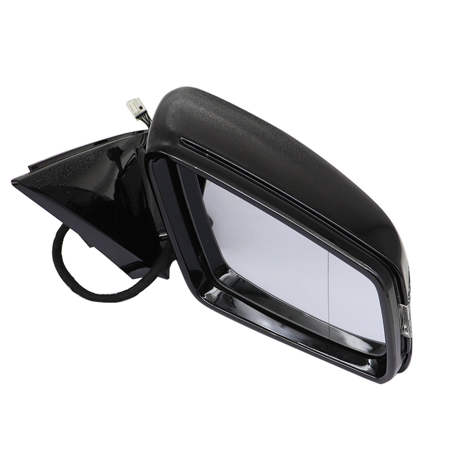 BLACK FIT MERCEDES RIGHT SIDE PASSENGER MIRROR 2010-2016 E350 E550 E400 SEDAN US