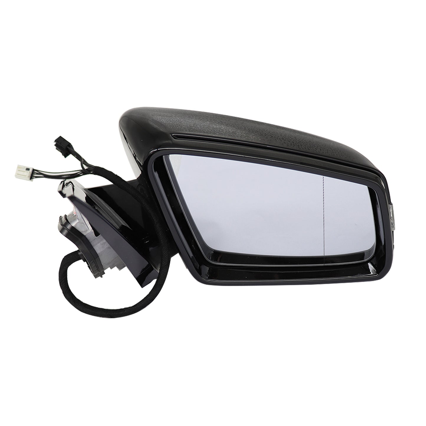 BLACK FIT MERCEDES RIGHT SIDE PASSENGER MIRROR 2010-2016 E350 E550 E400 SEDAN US