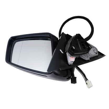 BLACK FIT MERCEDES RIGHT SIDE PASSENGER MIRROR 2010-2016 E350 E550 E400 SEDAN US