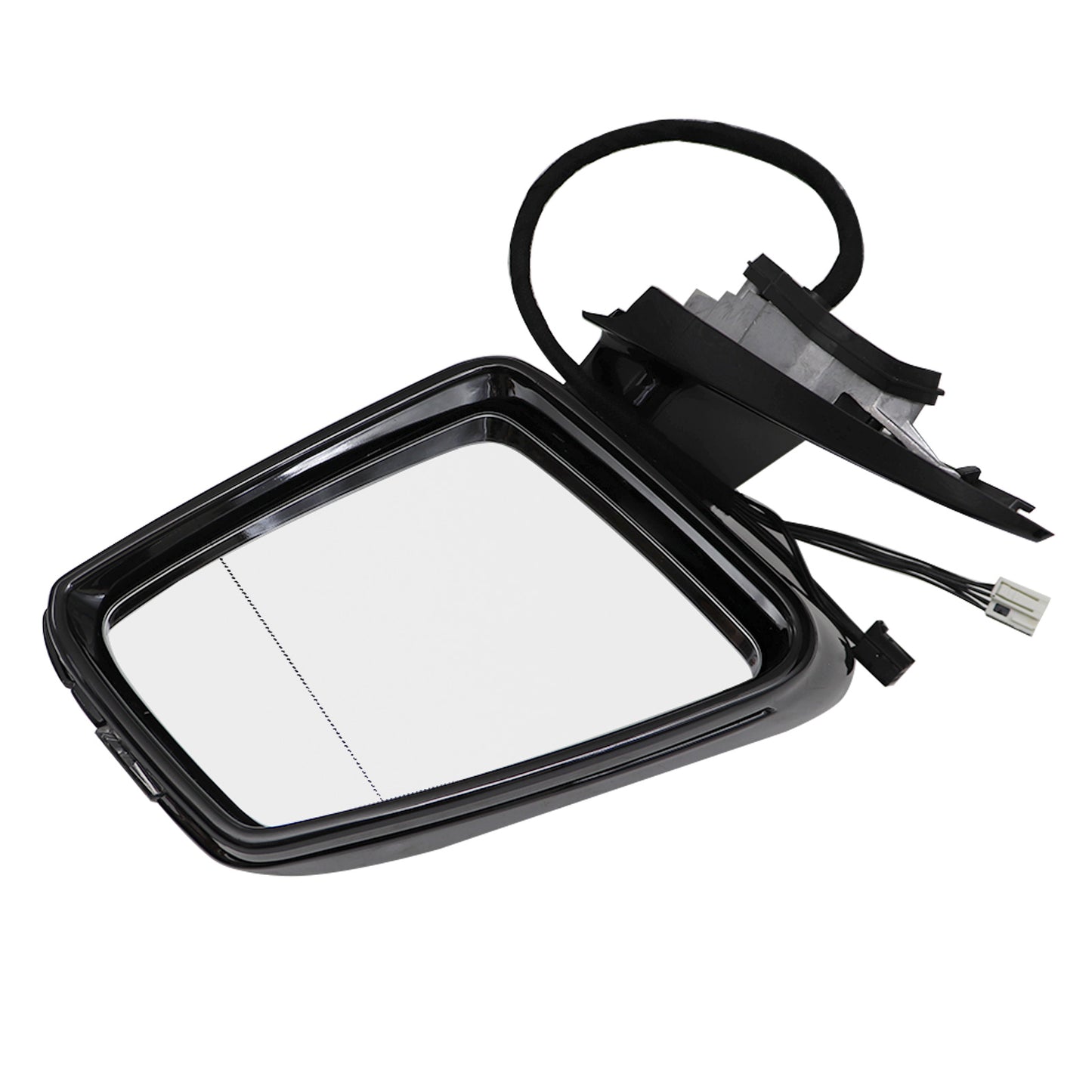 BLACK FIT MERCEDES RIGHT SIDE PASSENGER MIRROR 2010-2016 E350 E550 E400 SEDAN US