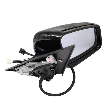 BLACK FIT MERCEDES RIGHT SIDE PASSENGER MIRROR 2010-2016 E350 E550 E400 SEDAN US
