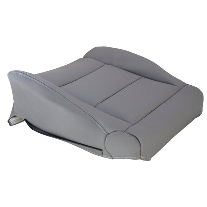Front Passenger Bottom Leather Seat Cover For Toyota Land Cruiser 1998-2007 Gray