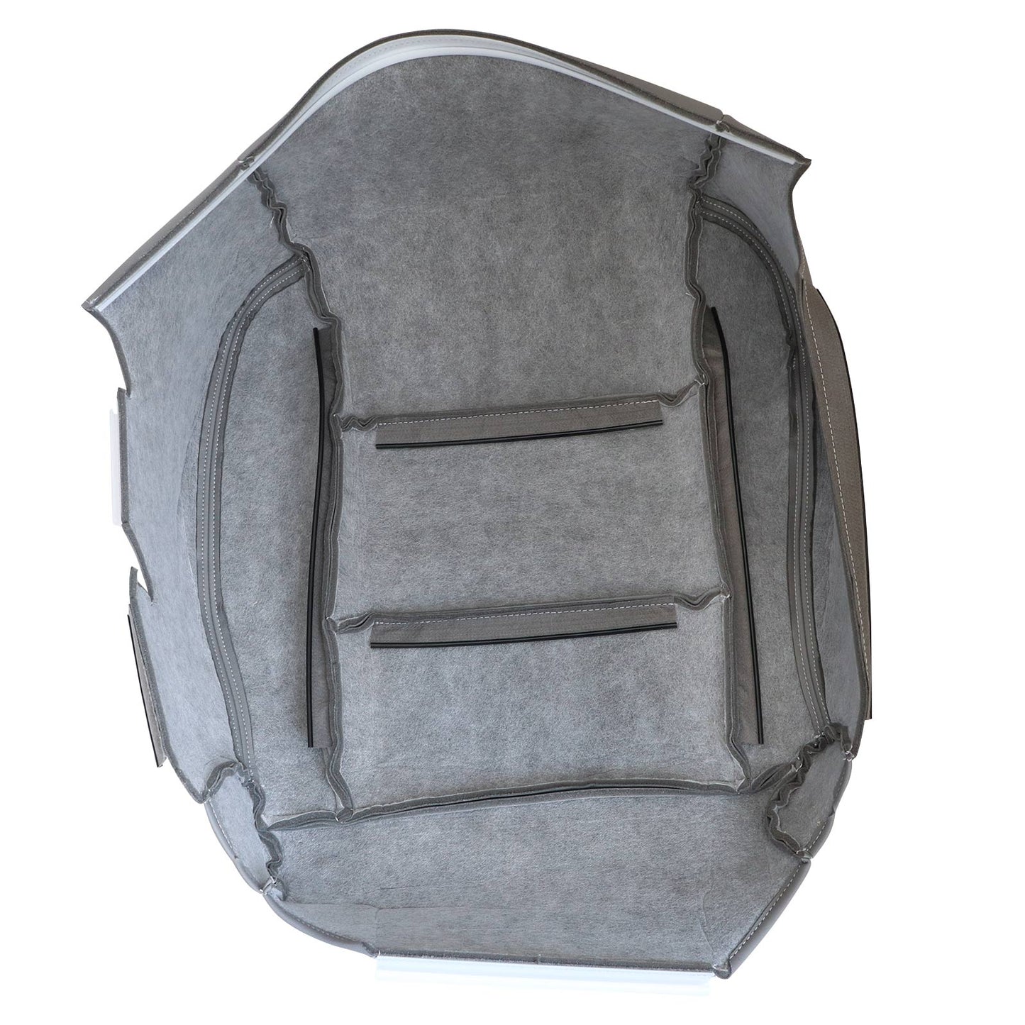 Front Passenger Bottom Leather Seat Cover For Toyota Land Cruiser 1998-2007 Gray