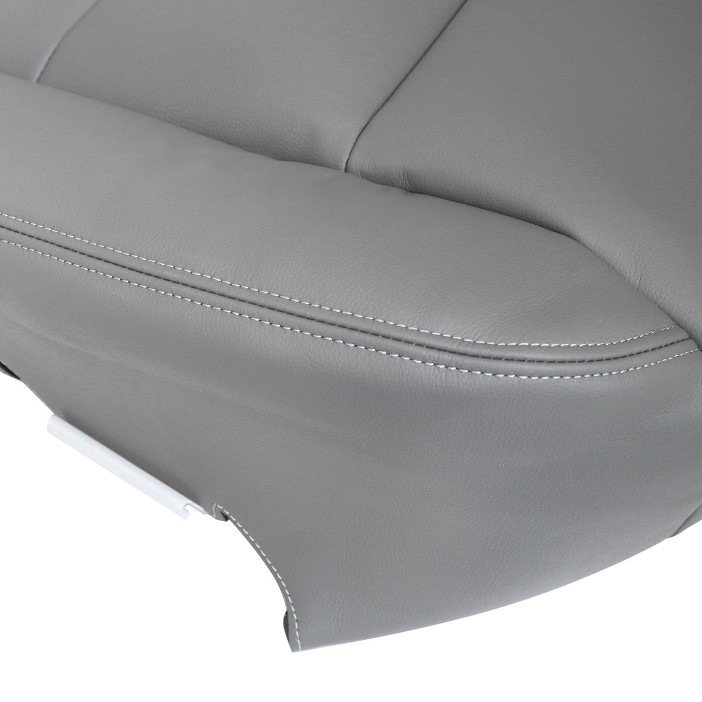 Front Passenger Bottom Leather Seat Cover For Toyota Land Cruiser 1998-2007 Gray