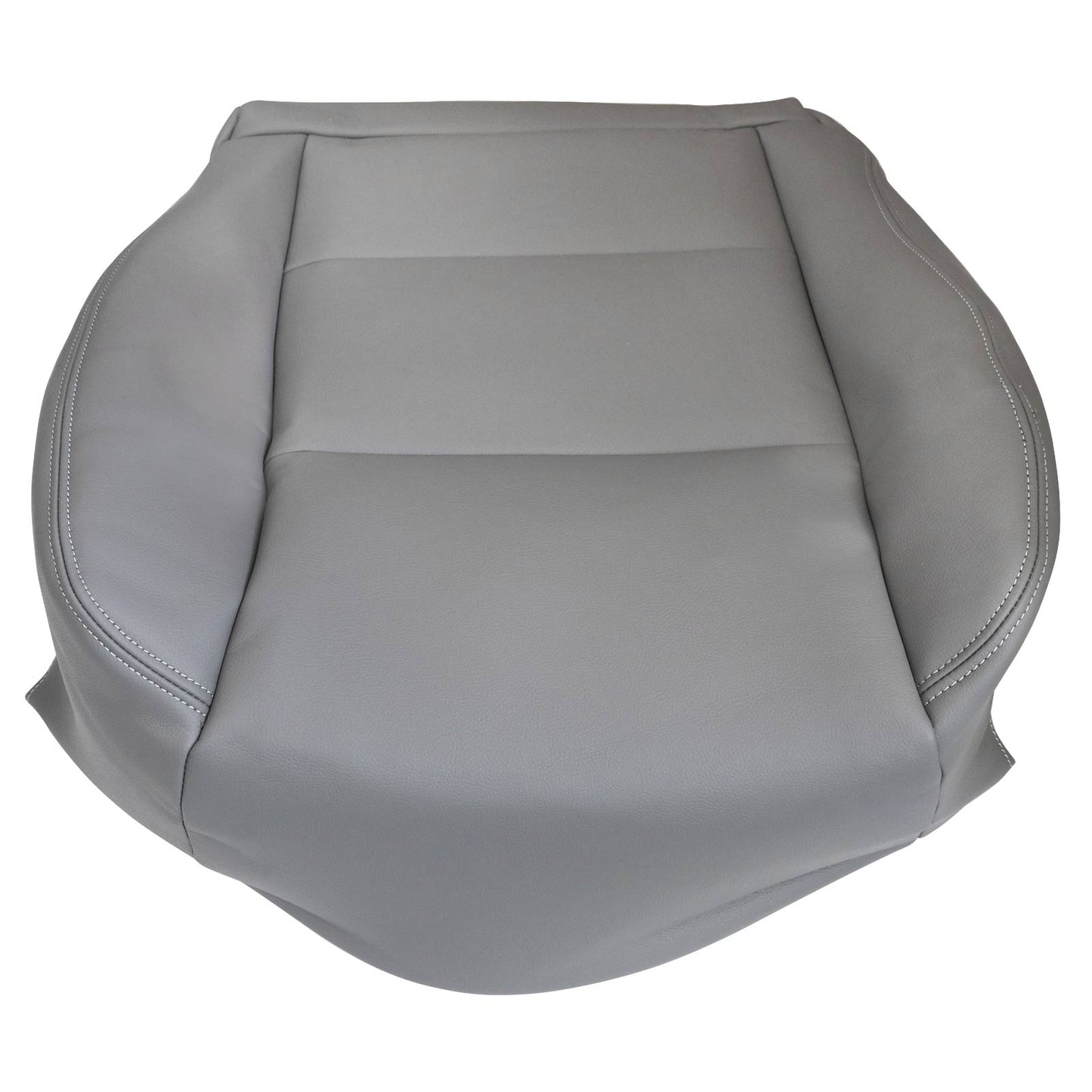 Front Passenger Bottom Leather Seat Cover For Toyota Land Cruiser 1998-2007 Gray