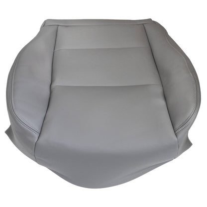 Front Passenger Bottom Leather Seat Cover For Toyota Land Cruiser 1998-2007 Gray