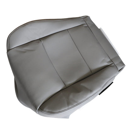 For 1998 - 2007 Toyota Land Cruiser Front Driver Bottom Leather Seat Cover Gray