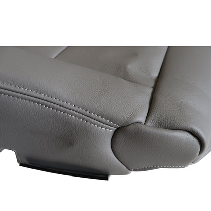 For 1998 - 2007 Toyota Land Cruiser Front Driver Bottom Leather Seat Cover Gray