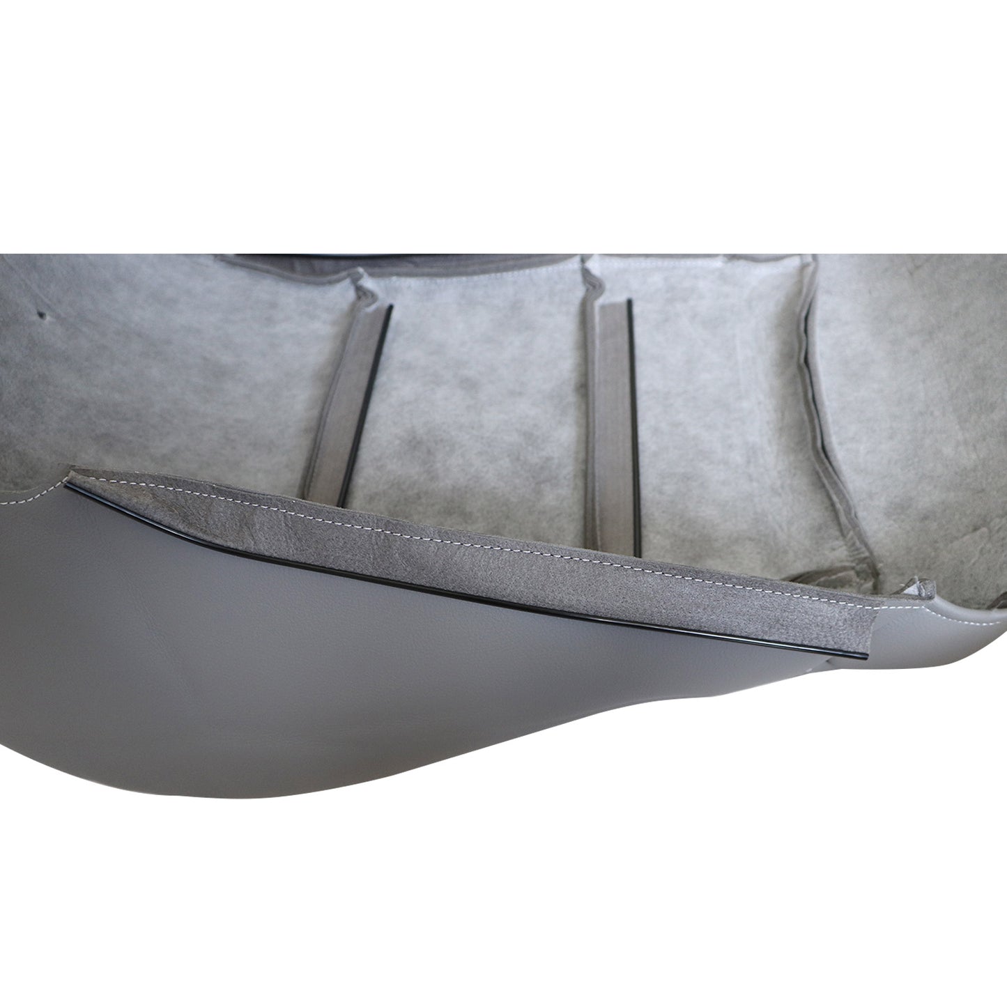 For 1998 - 2007 Toyota Land Cruiser Front Driver Bottom Leather Seat Cover Gray