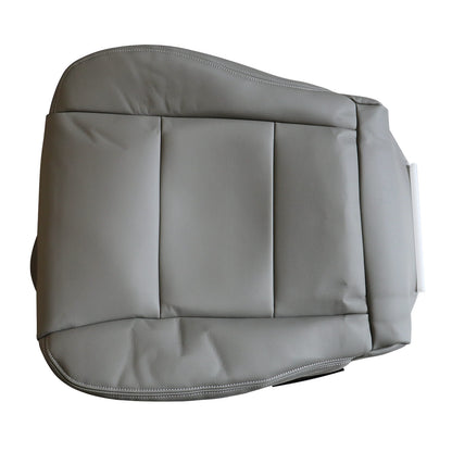 For 1998 - 2007 Toyota Land Cruiser Front Driver Bottom Leather Seat Cover Gray