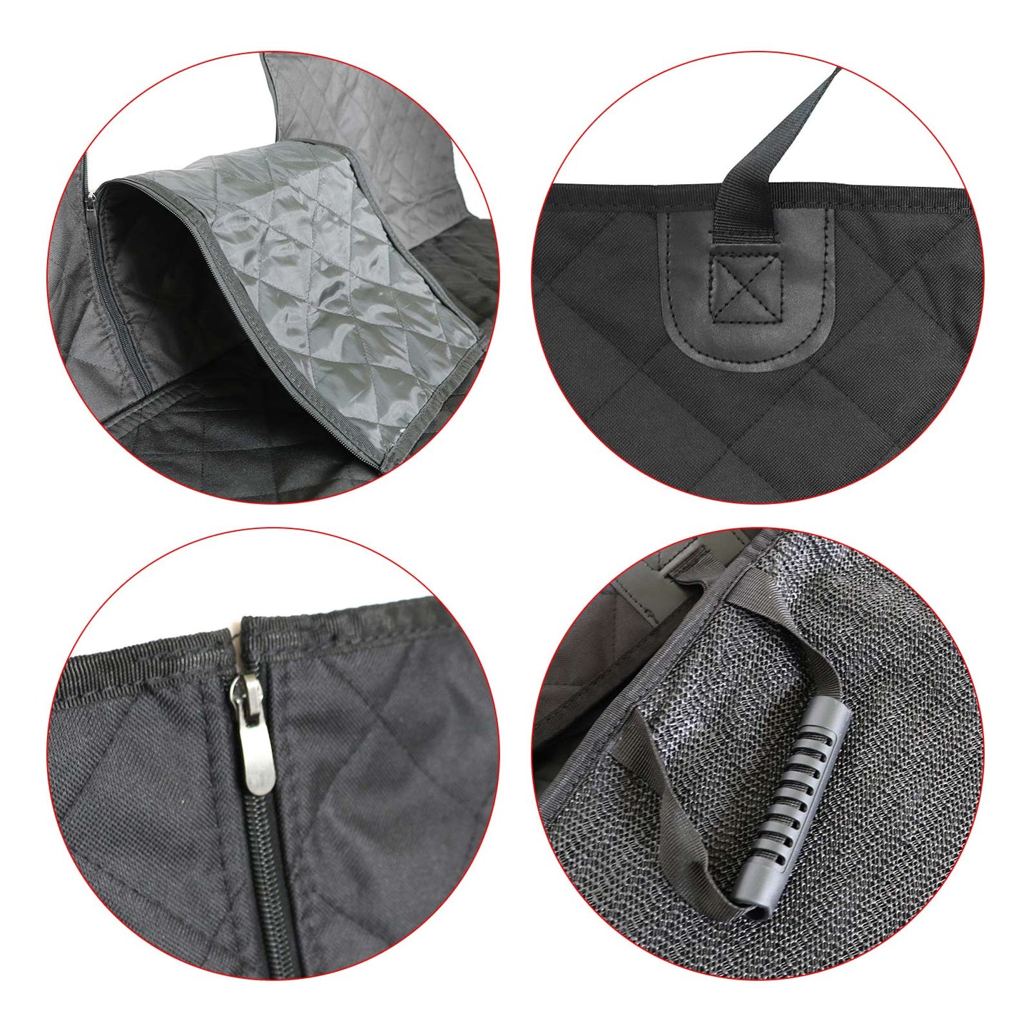Waterproof Scratchproof Pet Bench Seat Covers Rear Row Back Seat Cover for Honda