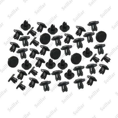 100Pcs Fit for Nissan Infiniti Cowl Bumper Fender Liner Push Clips 01553-05323