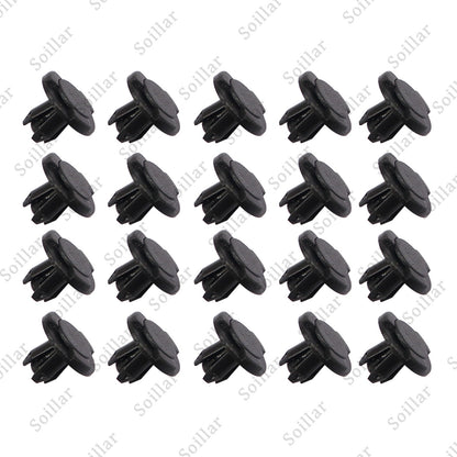 100Pcs Fit for Nissan Infiniti Cowl Bumper Fender Liner Push Clips 01553-05323