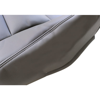For 1998-07 Toyota Land Cruiser Driver / Passenger Top Leather Seat Cover Gray