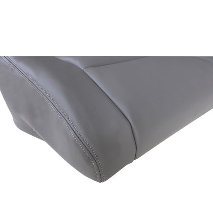 For 1998-07 Toyota Land Cruiser Driver / Passenger Top Leather Seat Cover Gray