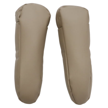 For 1992 1993 1994 1995 1996 Ford Bronco Front Leather Armrest Cover 2PCS Tan