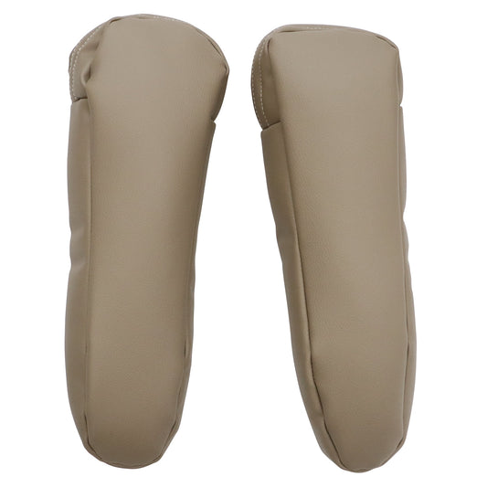 For 1992 1993 1994 1995 1996 Ford Bronco Front Leather Armrest Cover 2PCS Tan