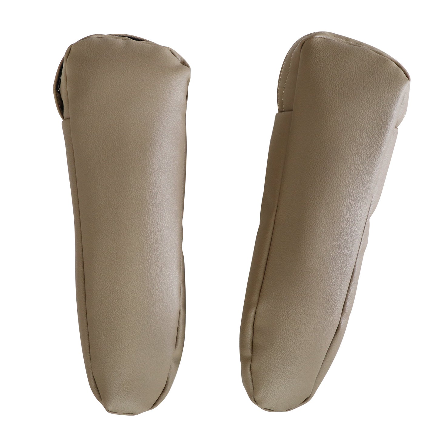 For 1992 1993 1994 1995 1996 Ford Bronco Front Leather Armrest Cover 2PCS Tan