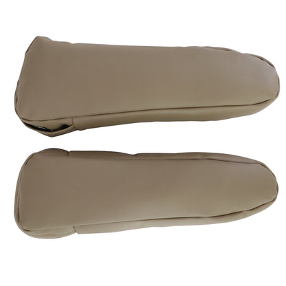 For 1992 1993 1994 1995 1996 Ford Bronco Front Leather Armrest Cover 2PCS Tan