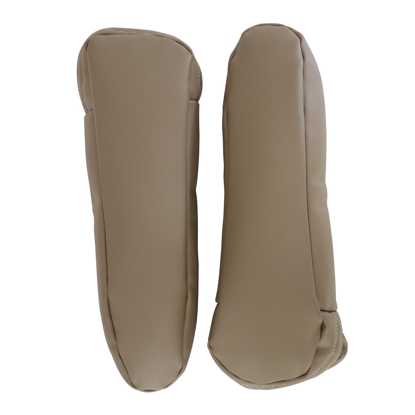 For 1992 1993 1994 1995 1996 Ford Bronco Front Leather Armrest Cover 2PCS Tan