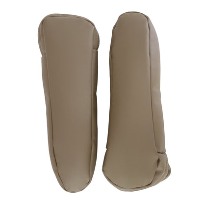 For 1992 1993 1994 1995 1996 Ford Bronco Front Leather Armrest Cover 2PCS Tan