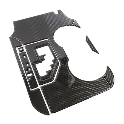 Carbon Fiber Console Gear Shift Panel Kit Trim Cover Fits Toyota Camry 2012-2014