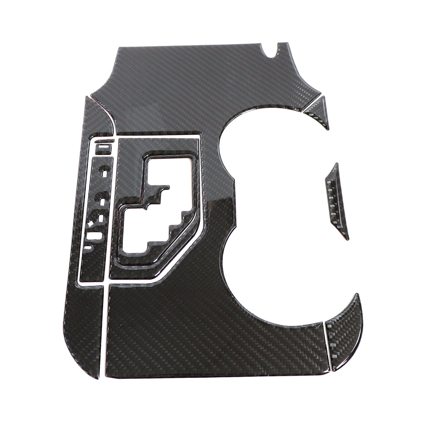 Carbon Fiber Console Gear Shift Panel Kit Trim Cover Fits Toyota Camry 2012-2014