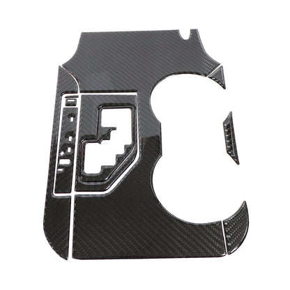 Carbon Fiber Console Gear Shift Panel Kit Trim Cover Fits Toyota Camry 2012-2014