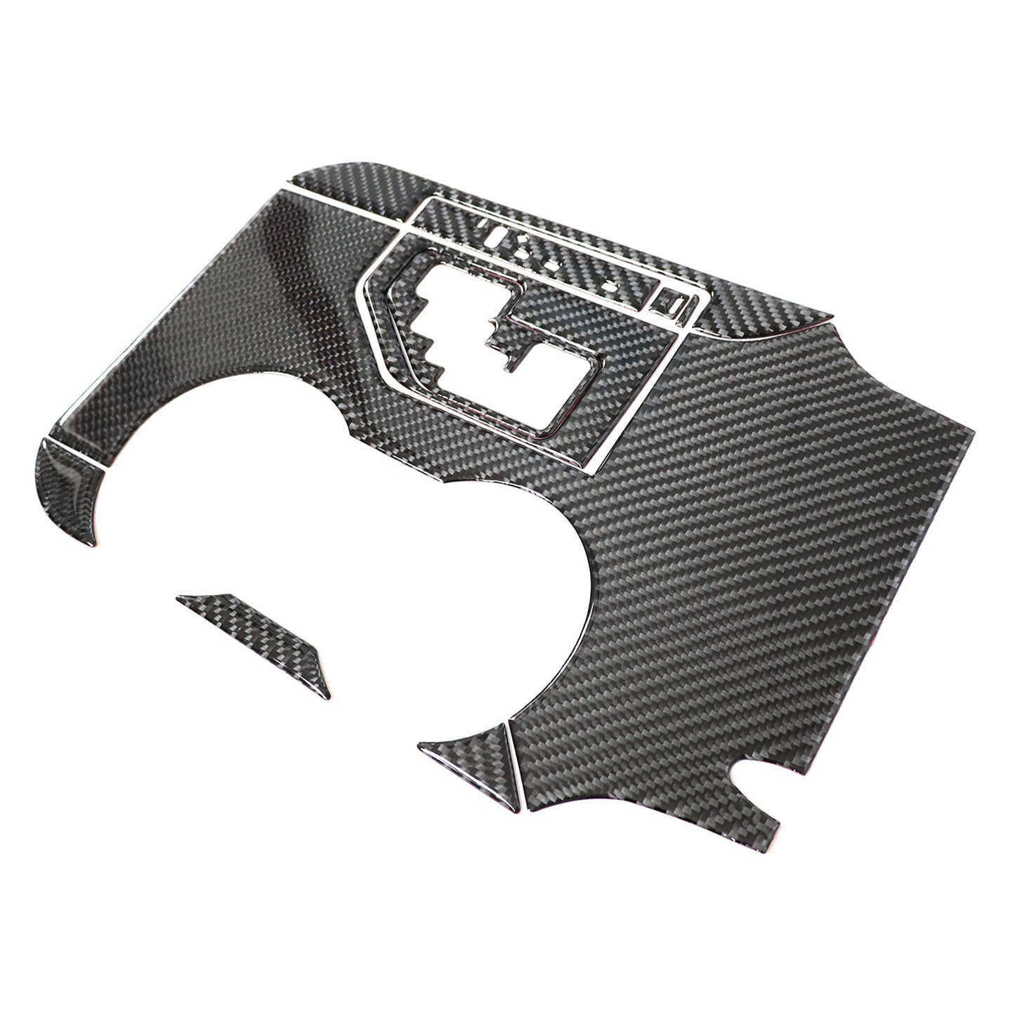 Carbon Fiber Console Gear Shift Panel Kit Trim Cover Fits Toyota Camry 2012-2014