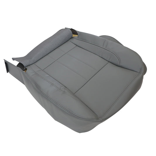 2006 2007 2008 FOR Dodge Ram 2500 Laramie Driver Bottom Leather Seat Cover Gray