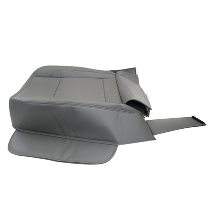 2006 2007 2008 FOR Dodge Ram 2500 Laramie Driver Bottom Leather Seat Cover Gray