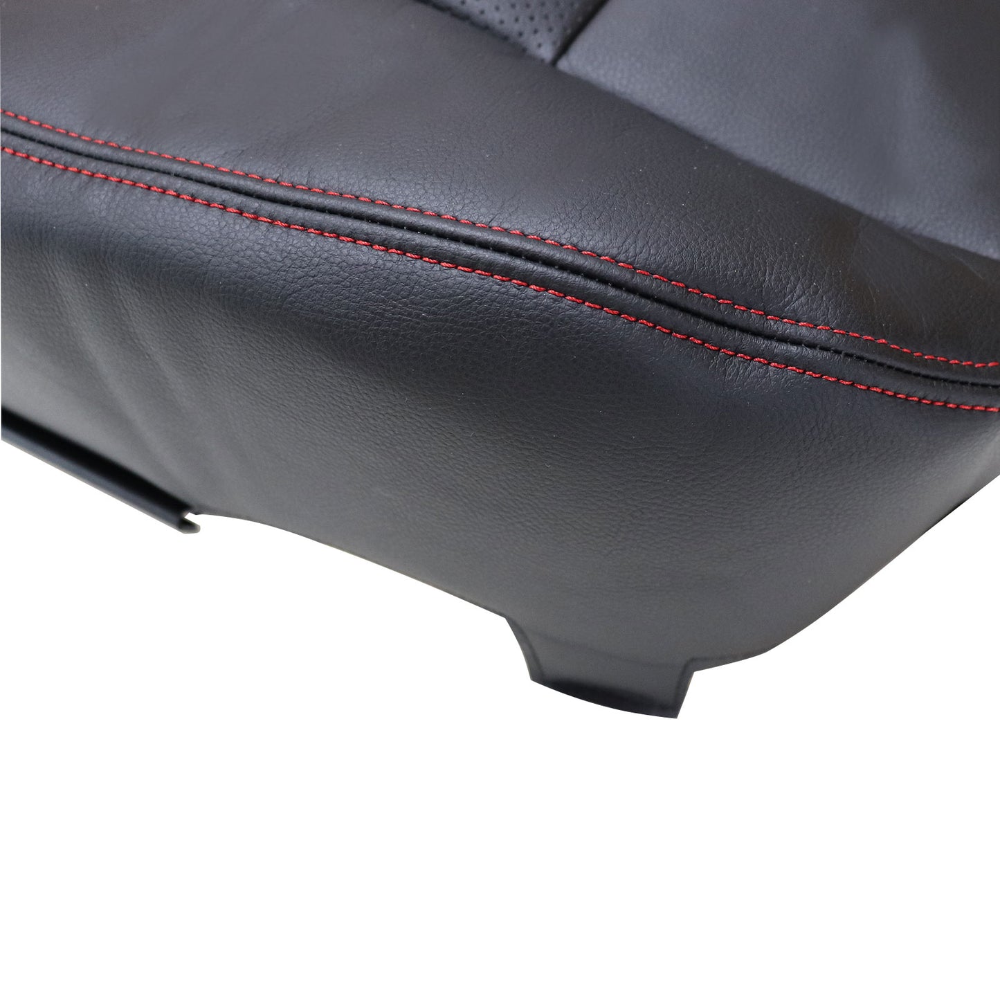 2008-2020 For Dodge Grand Caravan Driver Bottom Leather Seat Cover Red Seam