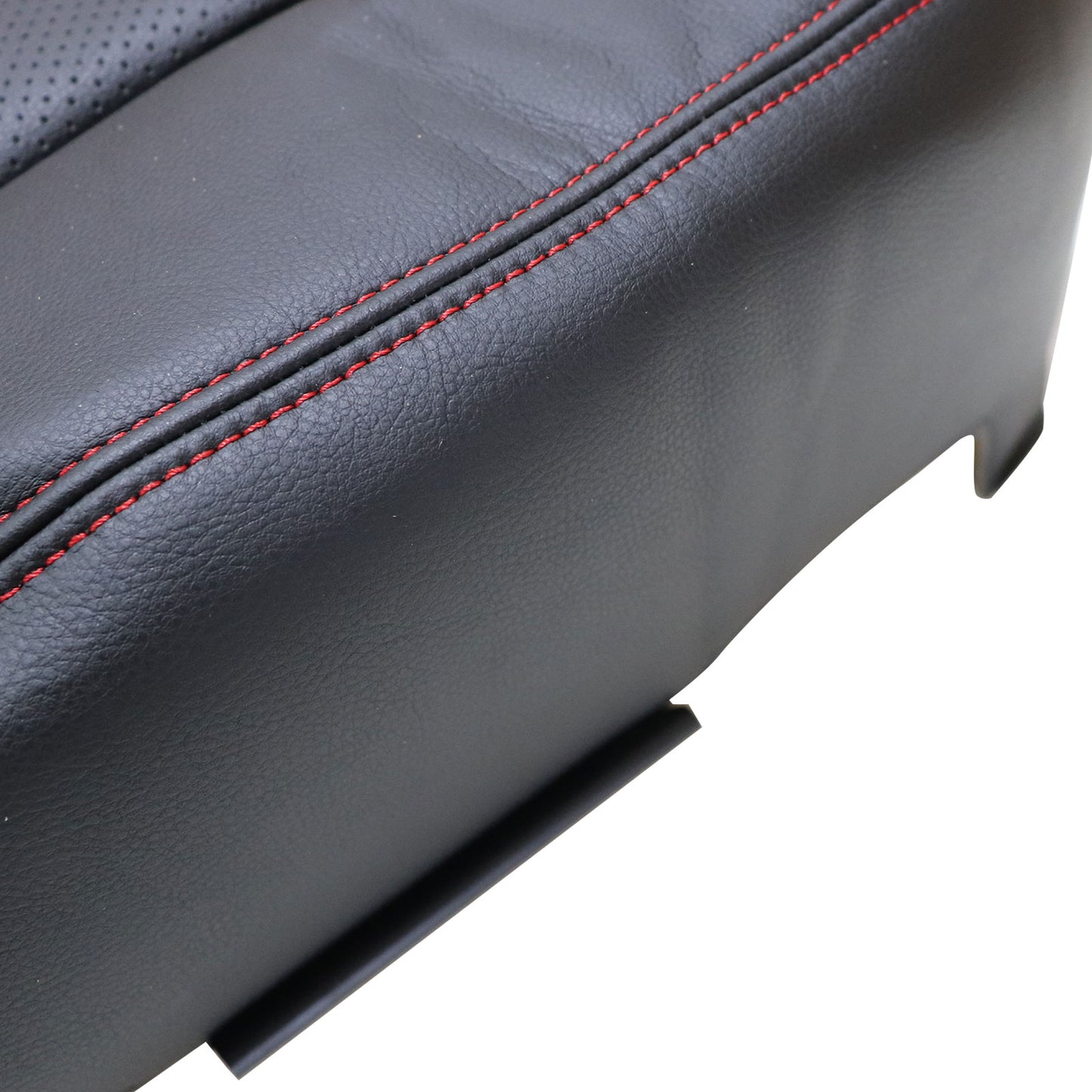 2008-2020 For Dodge Grand Caravan Driver Bottom Leather Seat Cover Red Seam