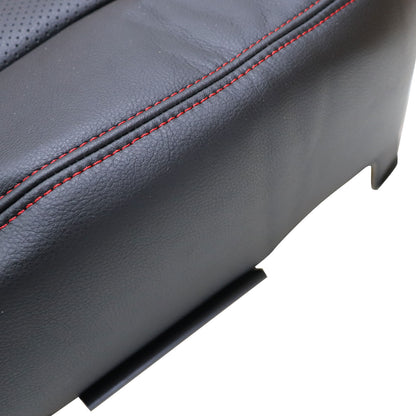 2008-2020 For Dodge Grand Caravan Driver Bottom Leather Seat Cover Red Seam