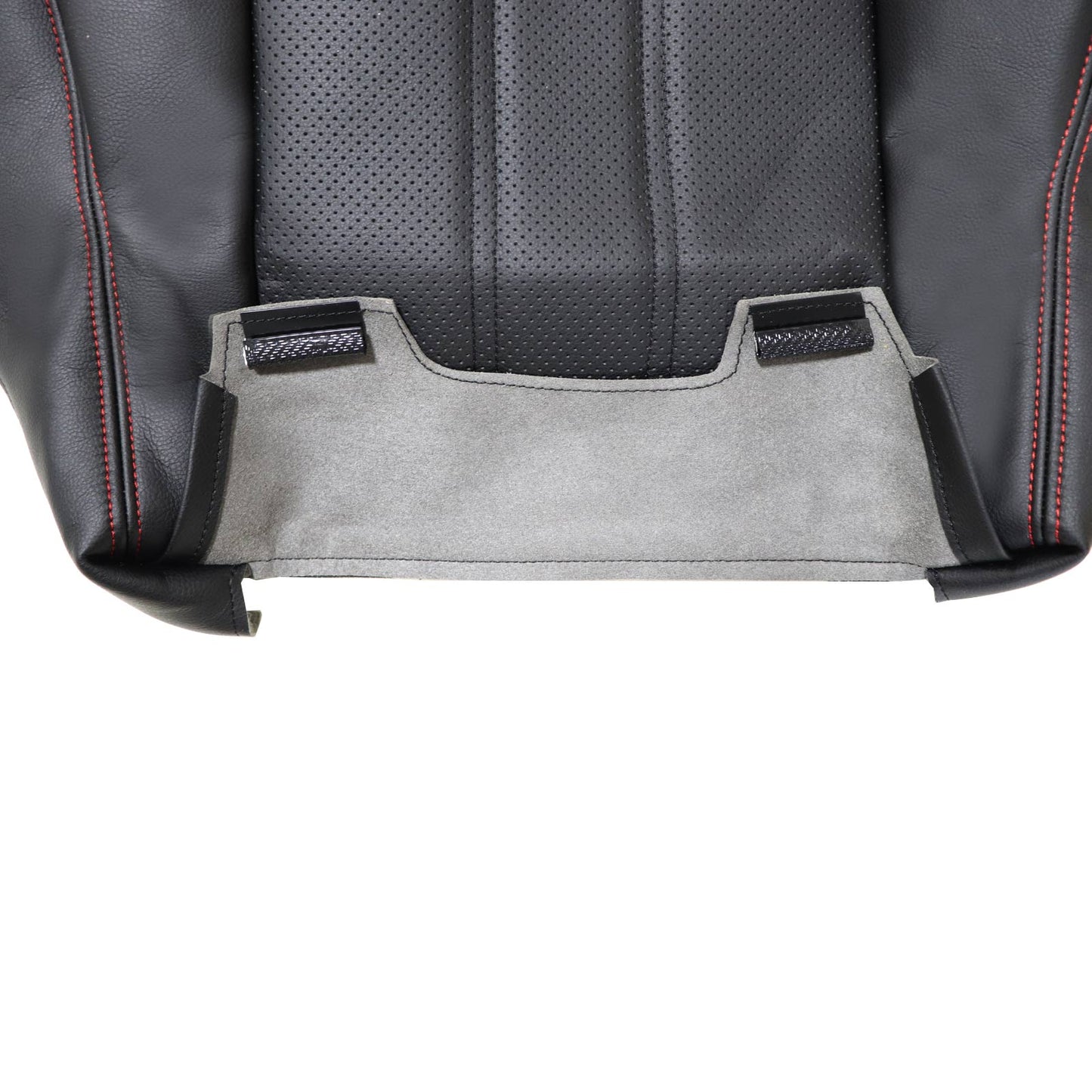 2008-2020 For Dodge Grand Caravan Driver Bottom Leather Seat Cover Red Seam