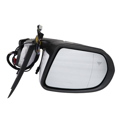 WHITE LEFT DRIVER SIDE MIRROR BLIND SPOT FITS FOR MERCEDES C250 C300 C350 C63 US