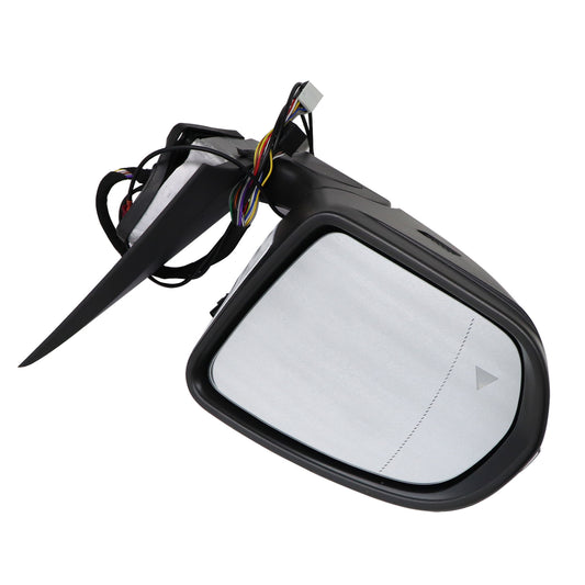 WHITE LEFT DRIVER SIDE MIRROR BLIND SPOT FITS FOR MERCEDES C250 C300 C350 C63 US