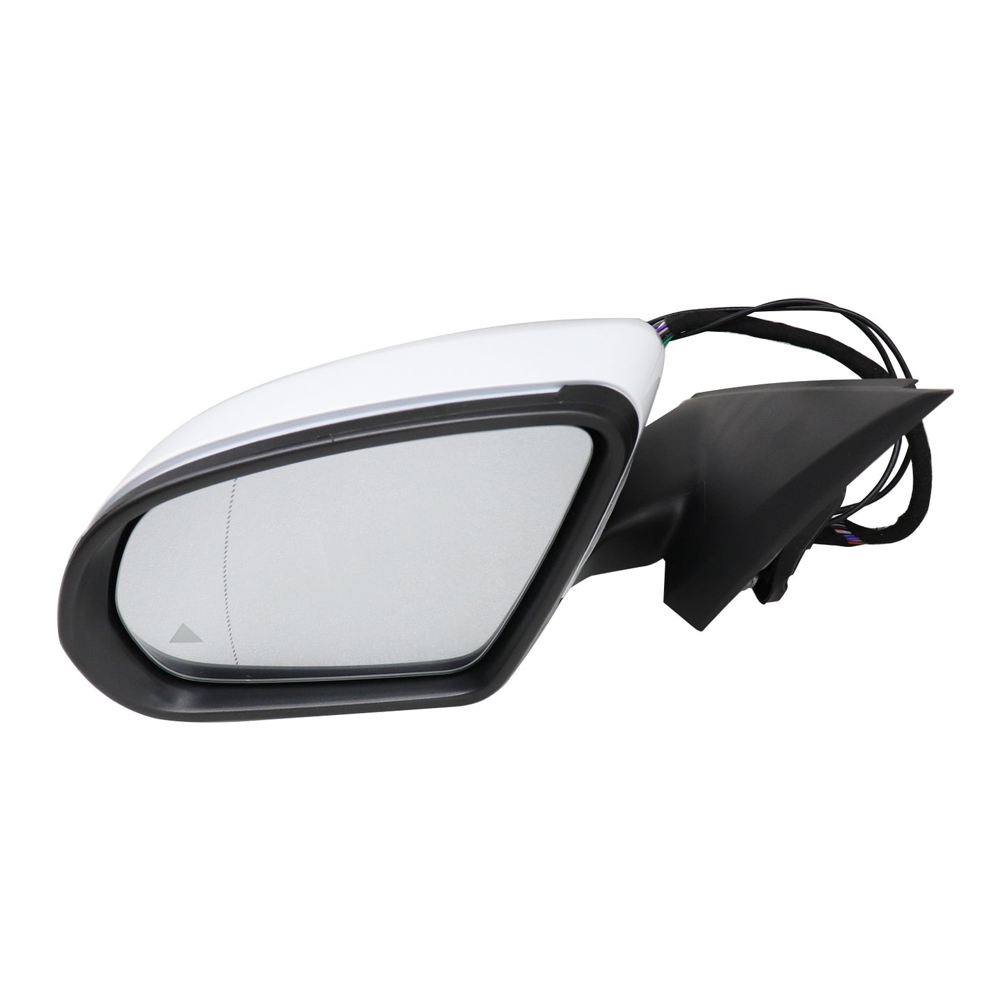 WHITE LEFT DRIVER SIDE MIRROR BLIND SPOT FITS FOR MERCEDES C250 C300 C350 C63 US