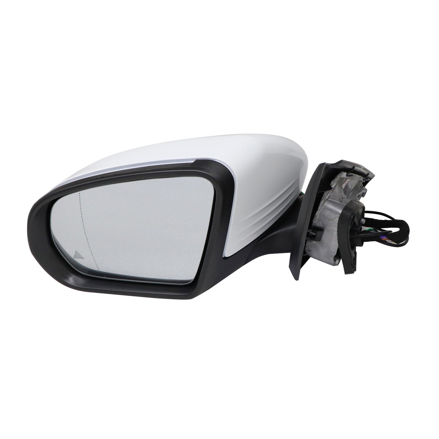WHITE LEFT DRIVER SIDE MIRROR BLIND SPOT FITS FOR MERCEDES C250 C300 C350 C63 US