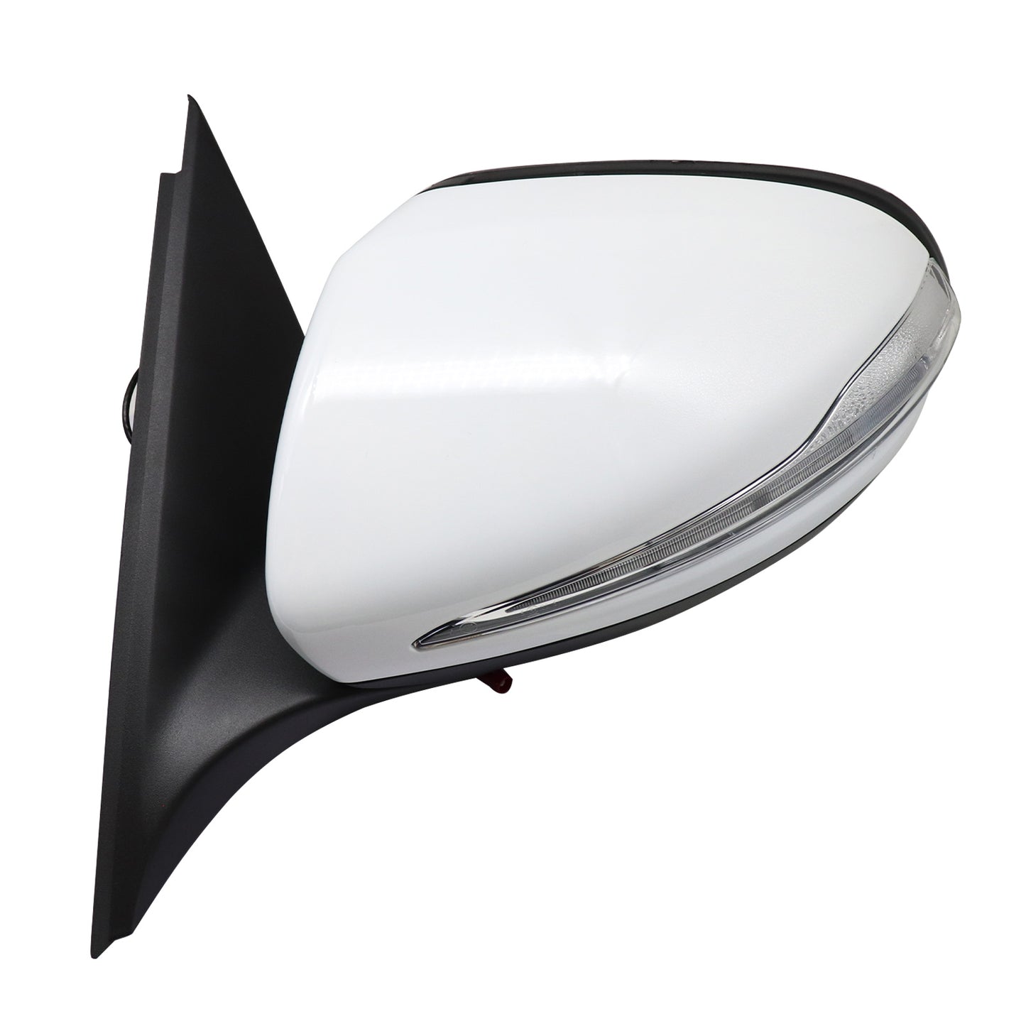 WHITE LEFT DRIVER SIDE MIRROR BLIND SPOT FITS FOR MERCEDES C250 C300 C350 C63 US