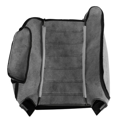 For 2003-2007 Hummer H2 Passenger Top Lean Back Leather Seat Cover Black