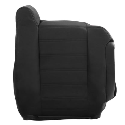 For 2003-2007 Hummer H2 Passenger Top Lean Back Leather Seat Cover Black
